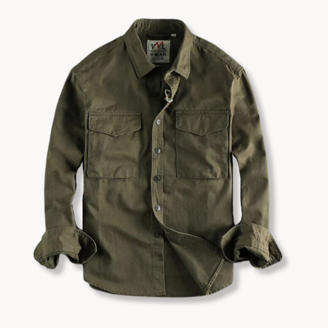 Faelan - Stylish Canvas-Shirt