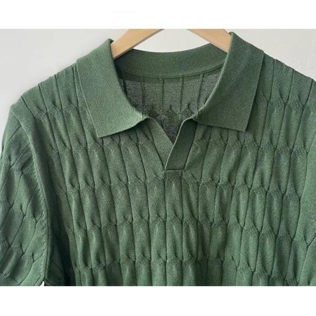 Granville - Klassisches Strick Poloshirt