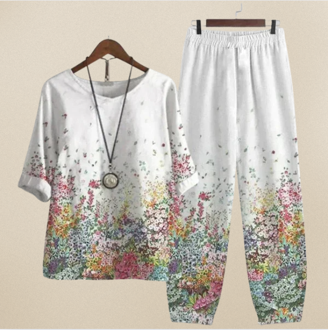Liv - Elegantes und bequemes Shirt- und Hosen-Set