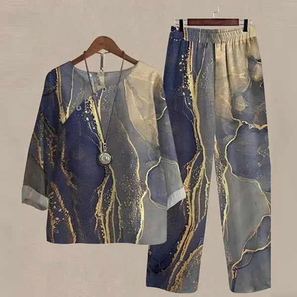 Liv - Elegantes und bequemes Shirt- und Hosen-Set