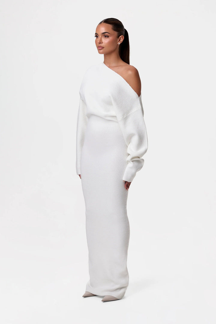 Lulu - Sweaterkleid mit Drop-Shoulder