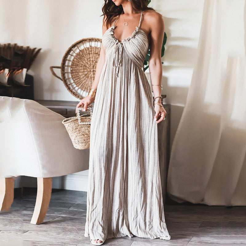 Lenara™ | Sommerliches Hochbundkleid