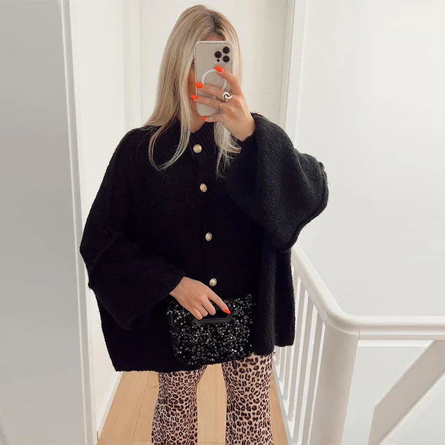 Felicity | Oversized Knopf-Weste