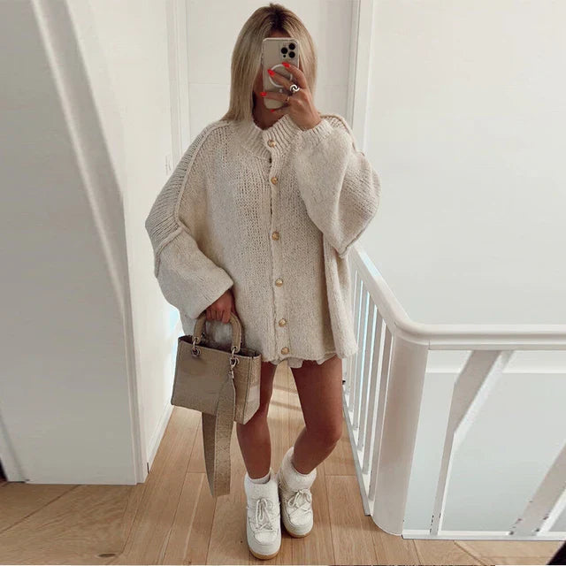 Felicity | Oversized Knopf-Weste