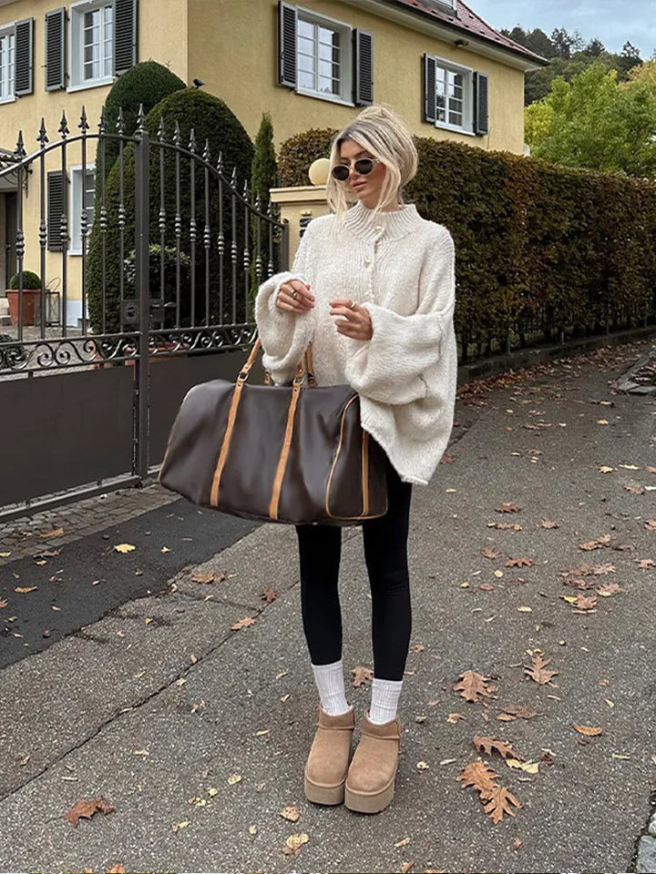 Felicity | Oversized Knopf-Weste