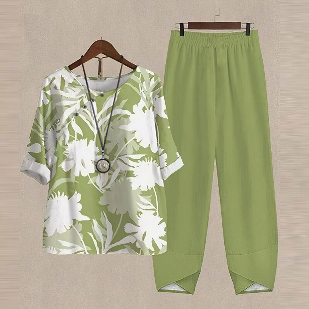 Liv - Elegantes und bequemes Shirt- und Hosen-Set