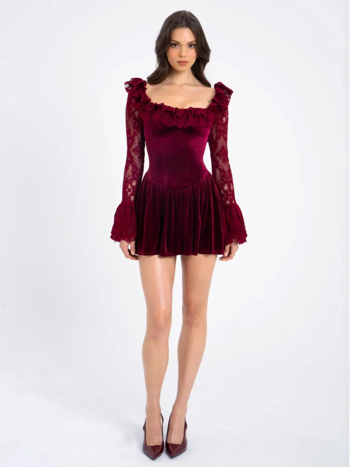 Joyce™ | Romantisches Samtkleid