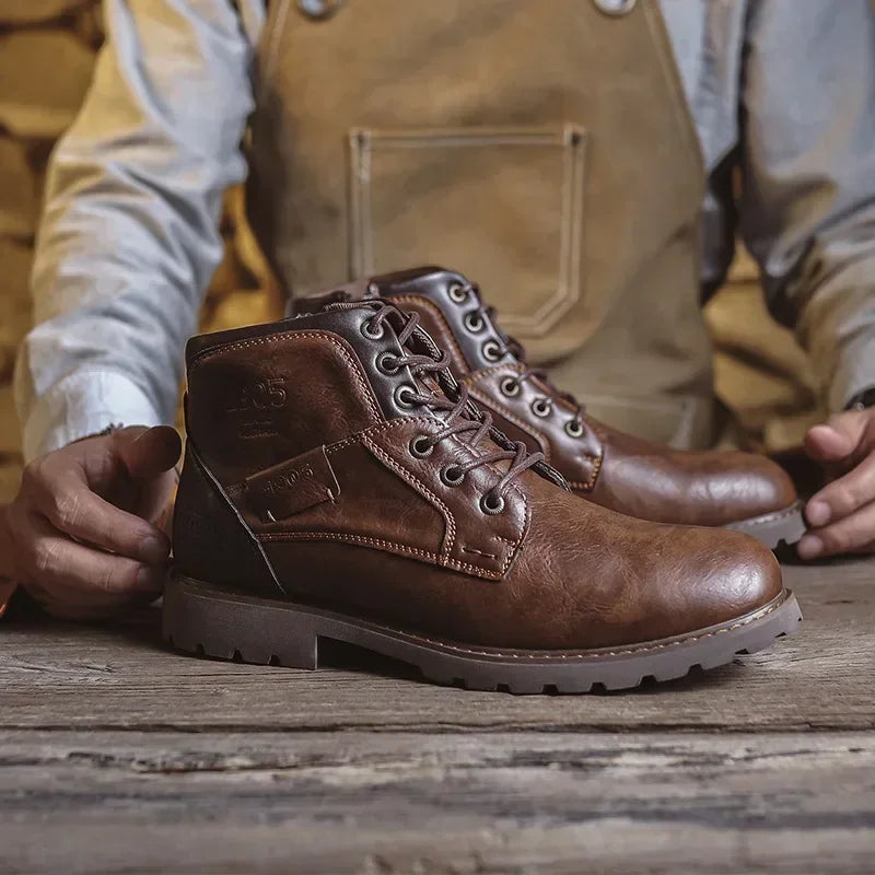 Michel™ - Herren Casual Boots im britischen Stil aus Leder