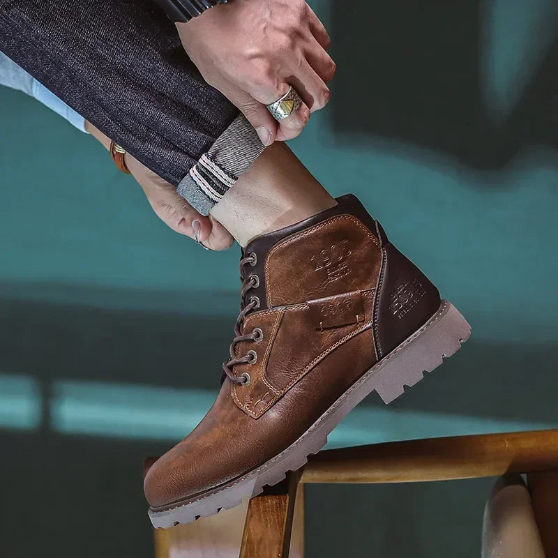 Michel™ - Herren Casual Boots im britischen Stil aus Leder