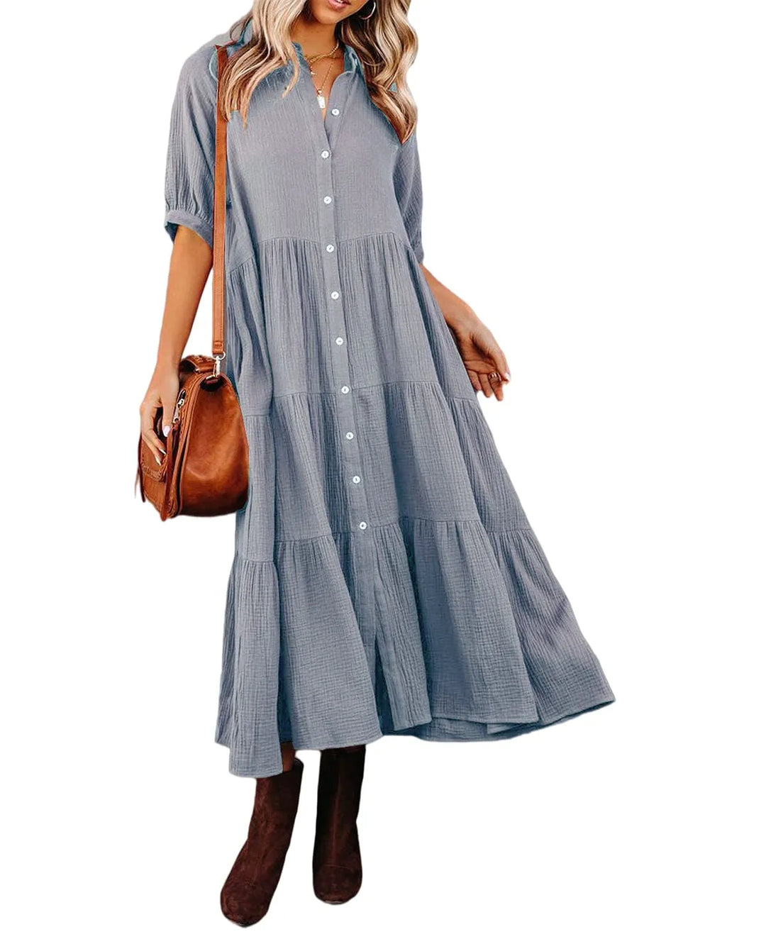 Klara - Midikleid mit Taschen
