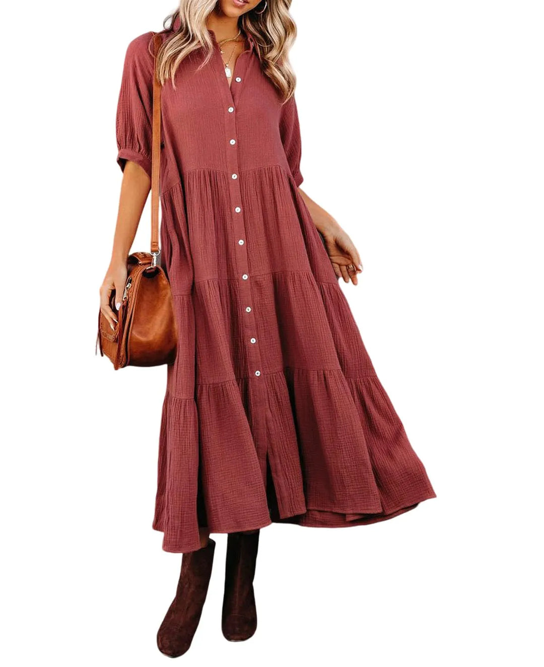 Klara - Midikleid mit Taschen