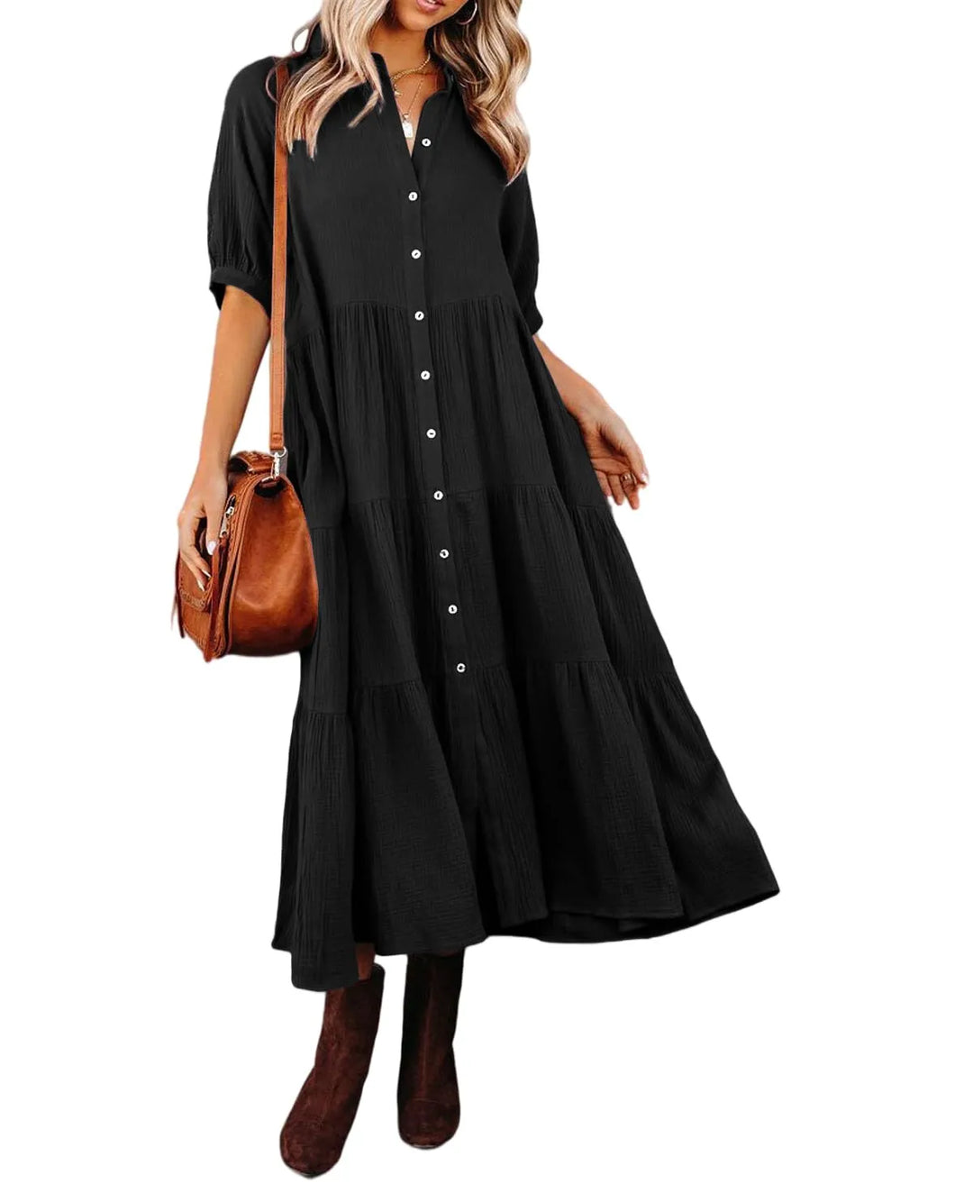 Klara - Midikleid mit Taschen