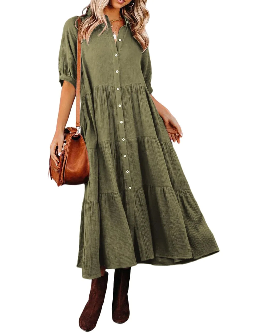 Klara - Midikleid mit Taschen