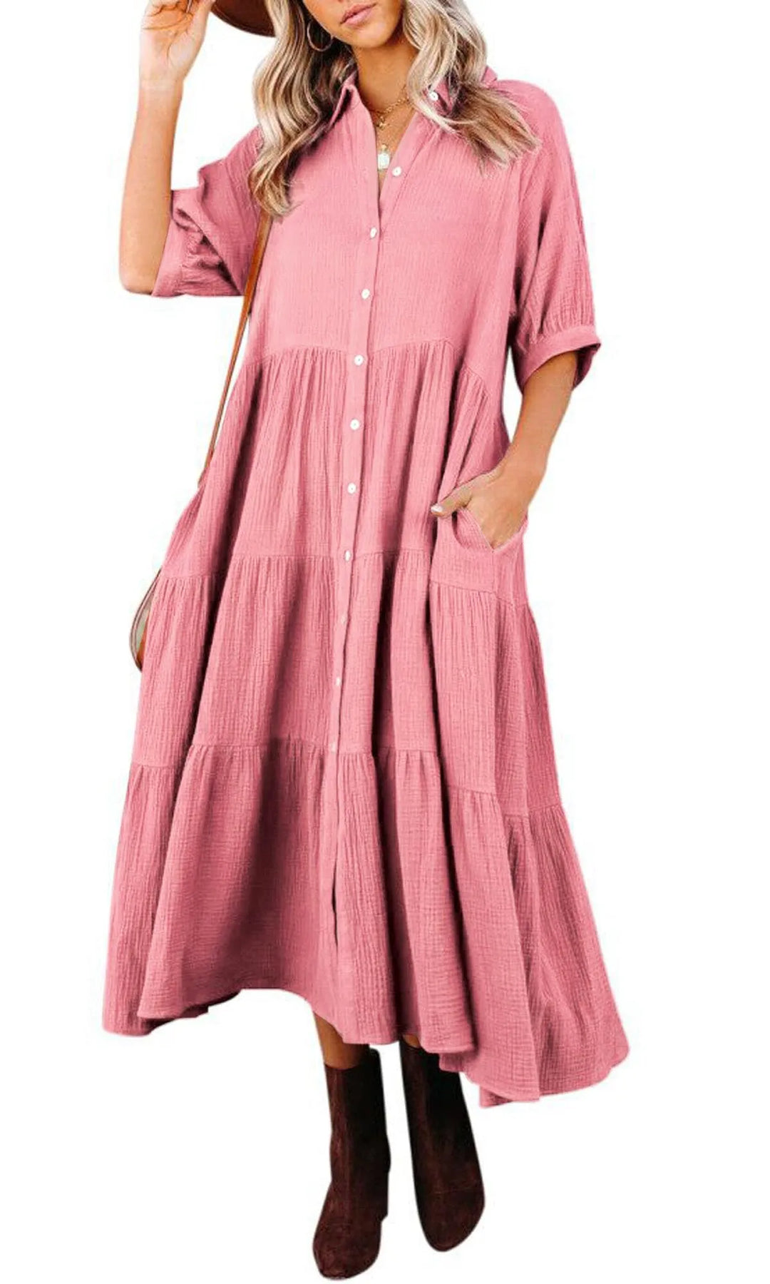 Klara - Midikleid mit Taschen