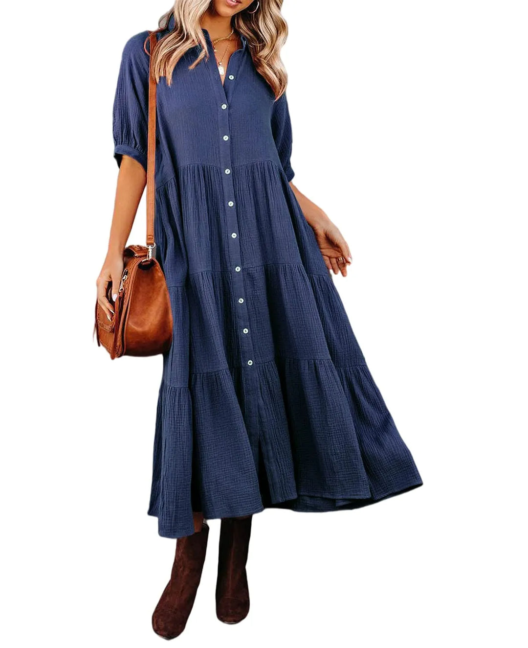 Klara - Midikleid mit Taschen