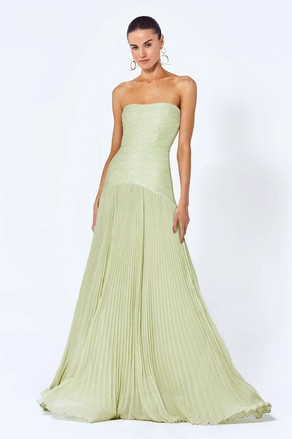 Zynella - Ärmelloses Maxikleid mit tiefer Taille