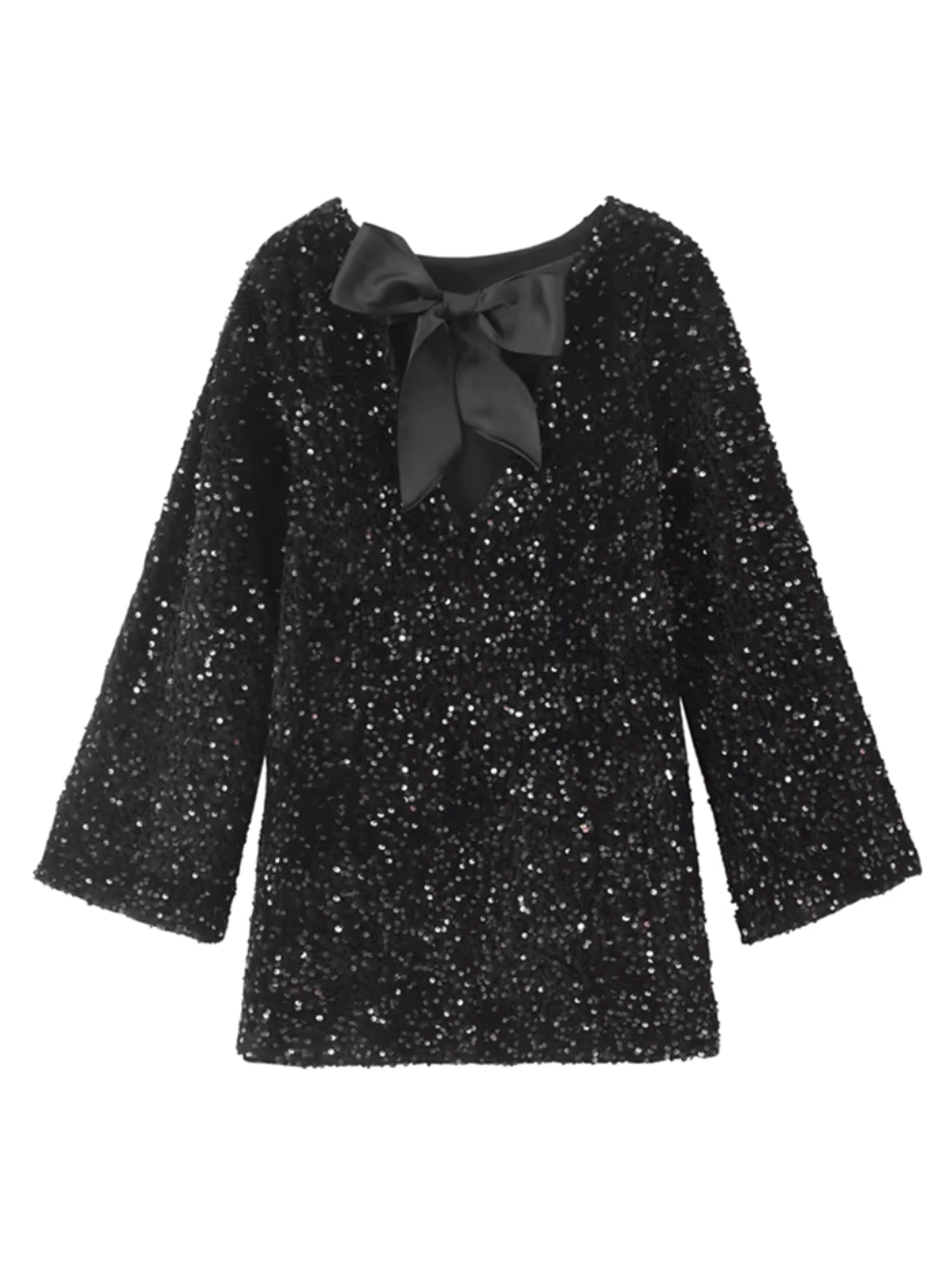 Izzy™ | Pailletten-Schleifenkleid