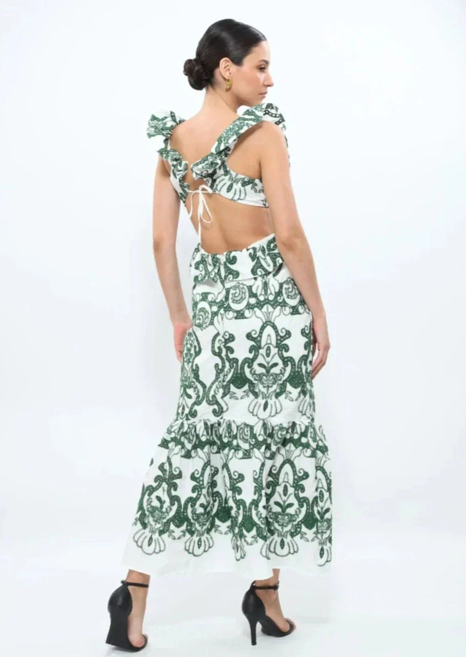 Haven | Maxikleid mit Rüschen