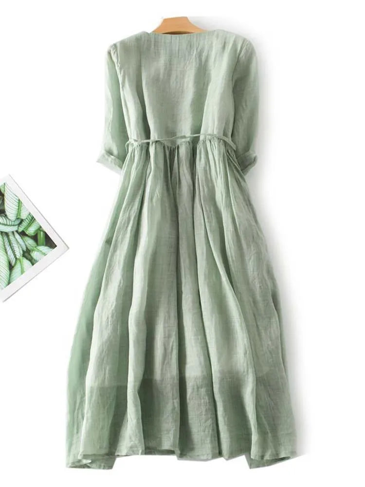 MIL0U - STILVOLLES LEINENKLEID