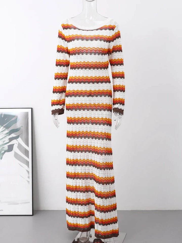 Emmia™ | Damen Baumwoll-Strickkleid