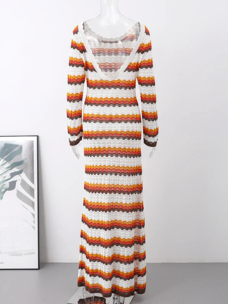 Emmia™ | Damen Baumwoll-Strickkleid