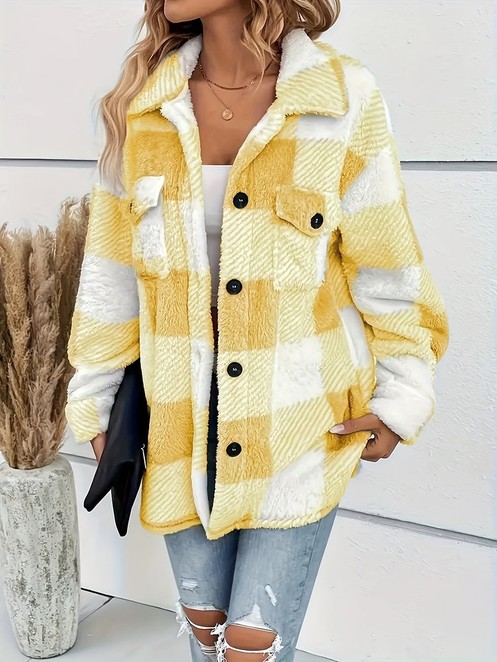 Lily – Weiche Plüschjacke