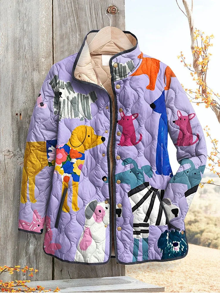 Sena - Damen Retro-Steppjacke