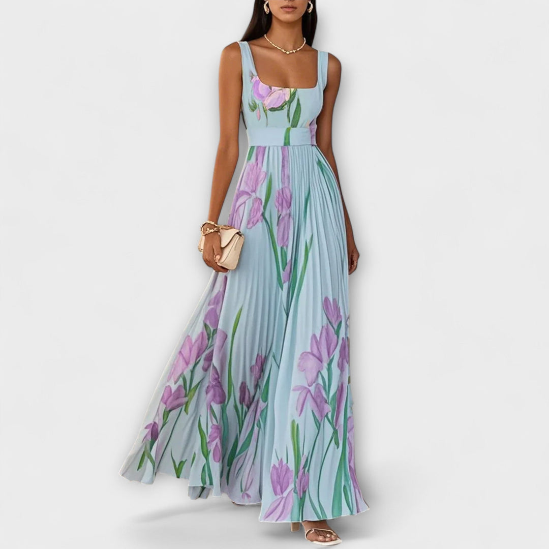 Hallie - Florales Maxikleid