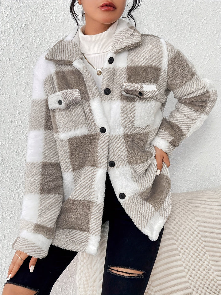 Lily – Weiche Plüschjacke