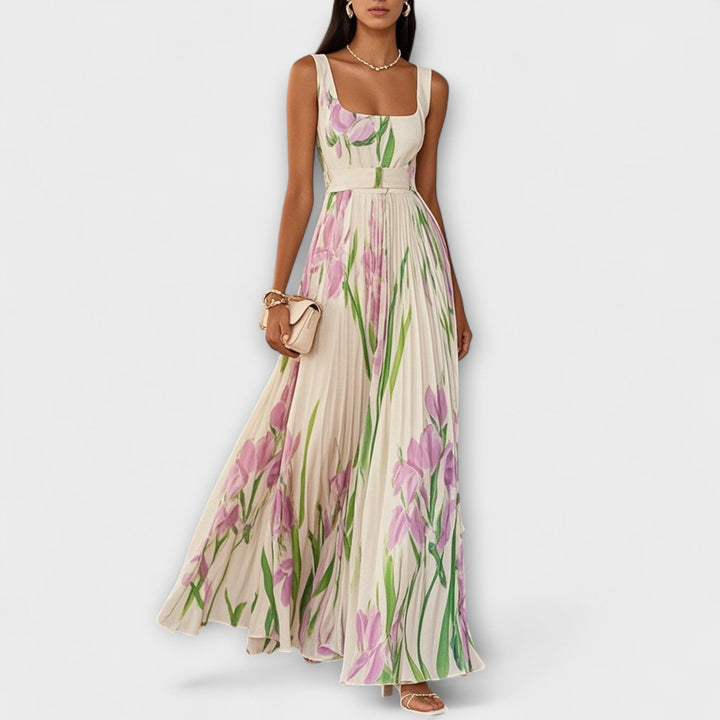 Hallie - Florales Maxikleid