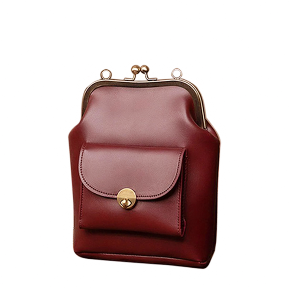 Margarete – Vintage Kussverschluss Schultertasche