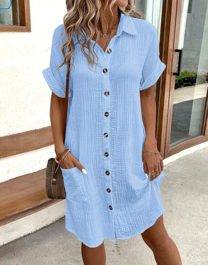 Linnéa™ | Lässiges und luftiges Midikleid für warme Sommertage