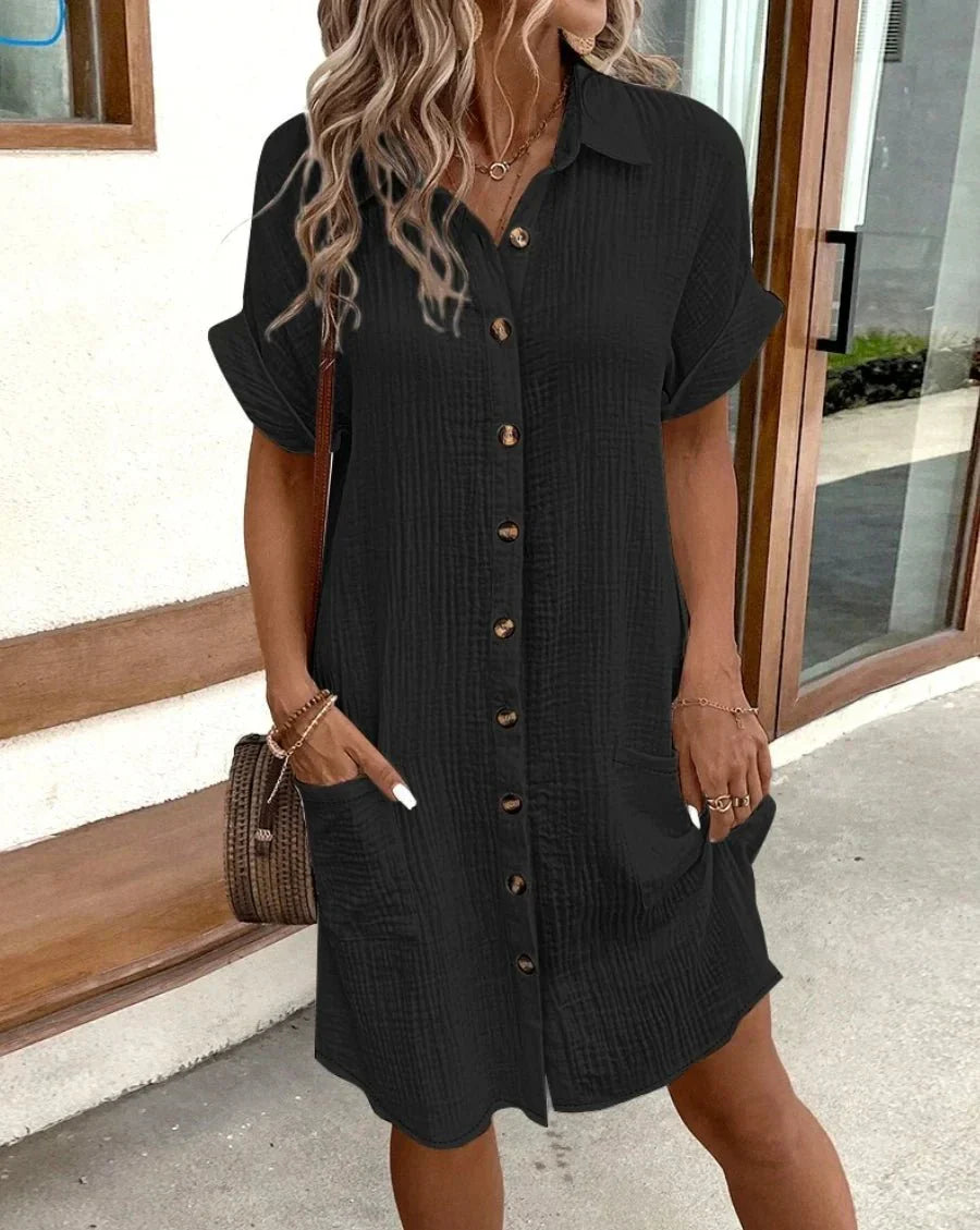Linnéa™ | Lässiges und luftiges Midikleid für warme Sommertage