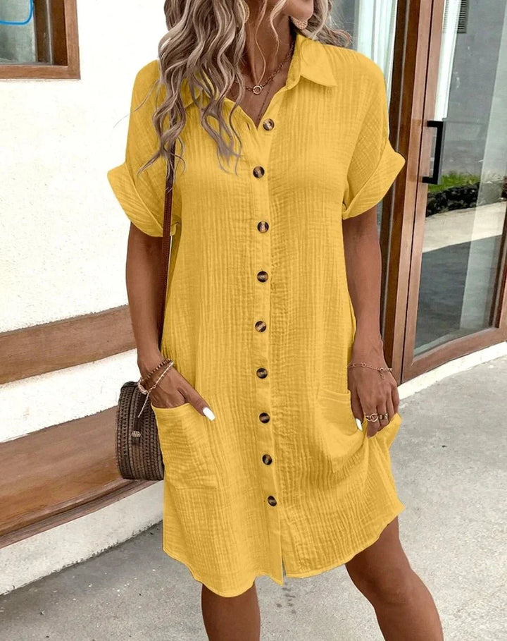 Linnéa™ | Lässiges und luftiges Midikleid für warme Sommertage