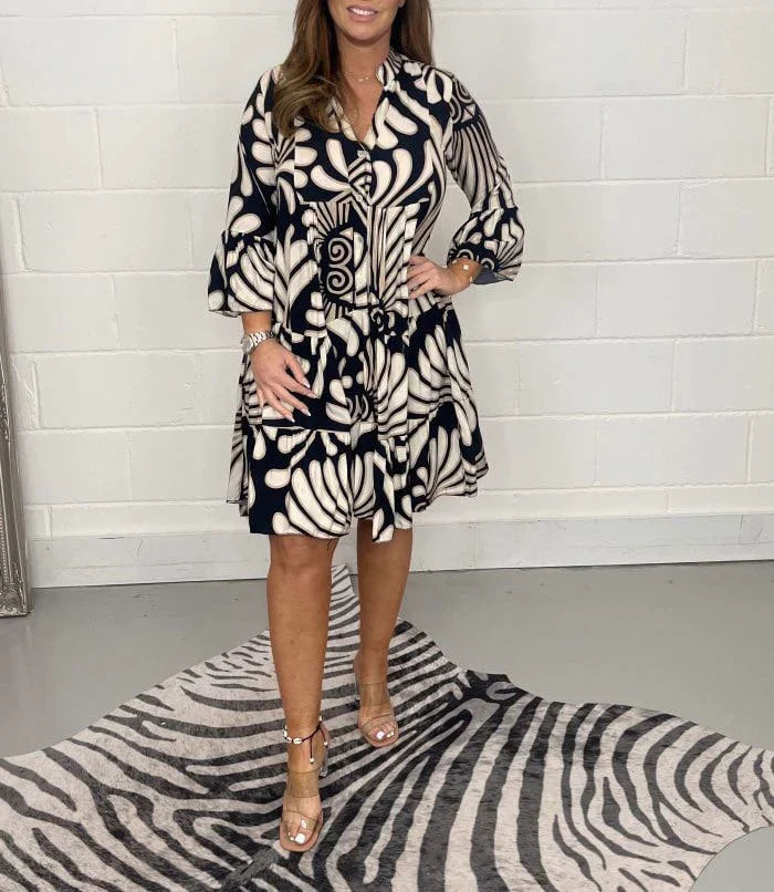 Fenella - V-Ausschnitt-Kleid
