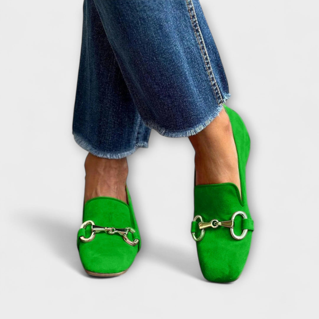 Taliah – Loafer mit eckiger Spitze und Schnalle
