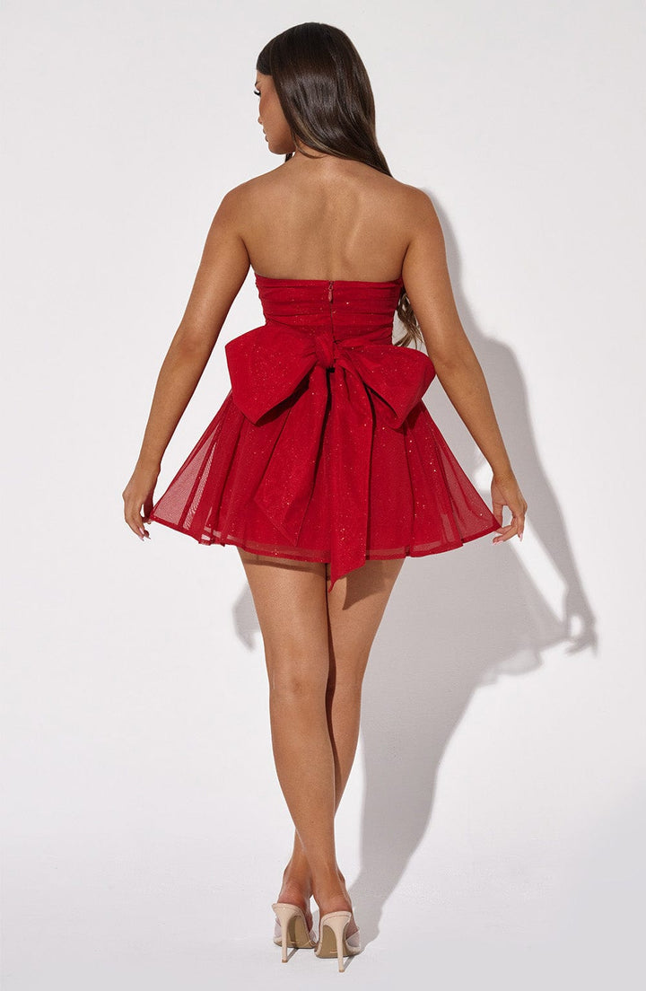 Eris - Minikleid mit Rückenschleife