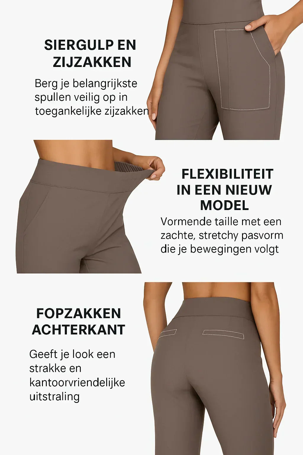 Gigi – Elegante Hose aus weichem Jersey