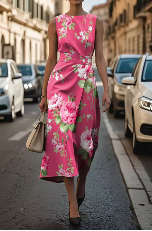 Amy - Geometrisches Kleid