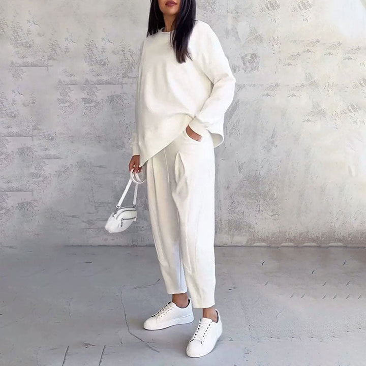 Gemma - Zweiteiliges Set mit langärmligem Oberteil und weiter Hose