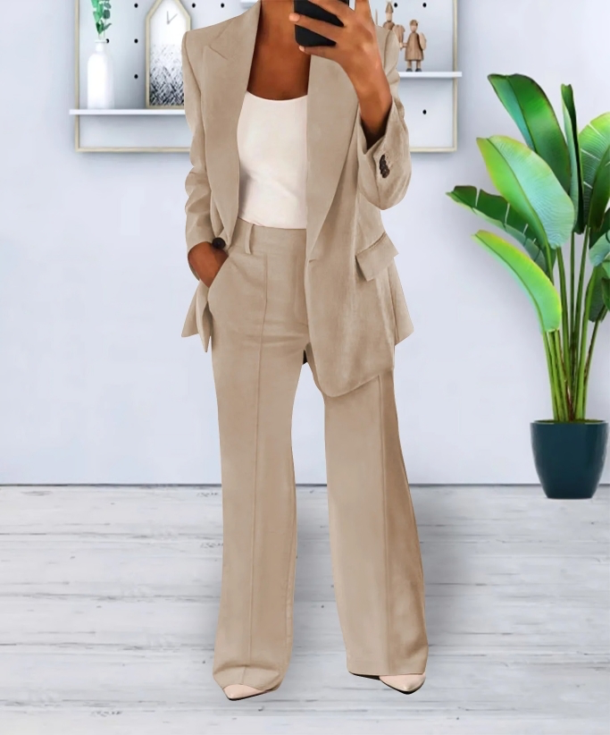 Elinna - Casual Kombi-Set Jacke