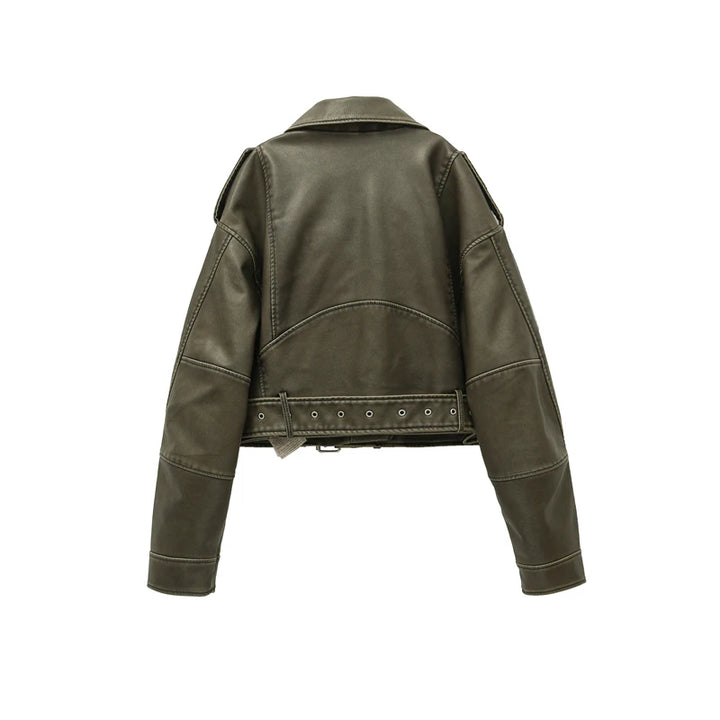 Alva - Leather Jacke