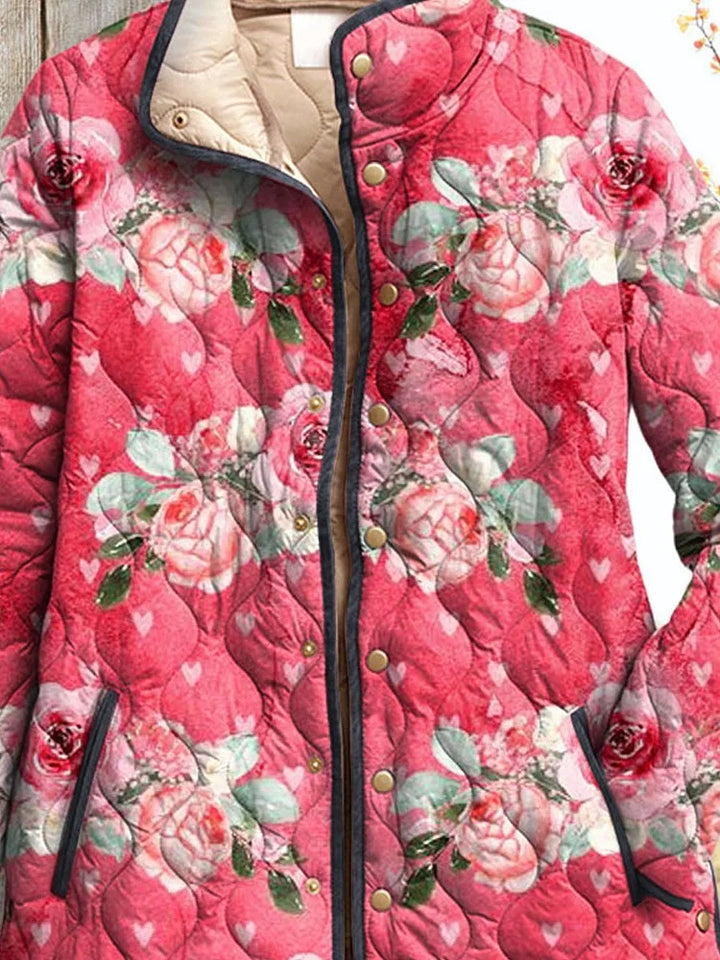 Charmante - Damen Retro-Steppjacke