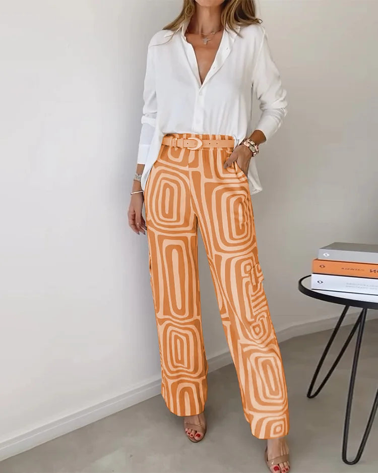 Olivia - Stylisches Zweiteilige-Set (Geschenk: GRATIS Gürtel)