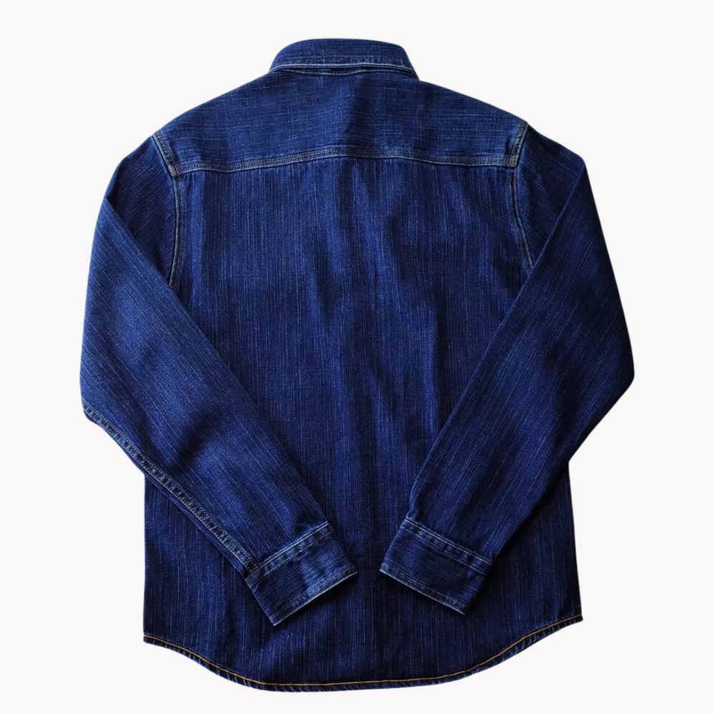 Broderick - Zeitgenössischer Stil Denim-Shirt