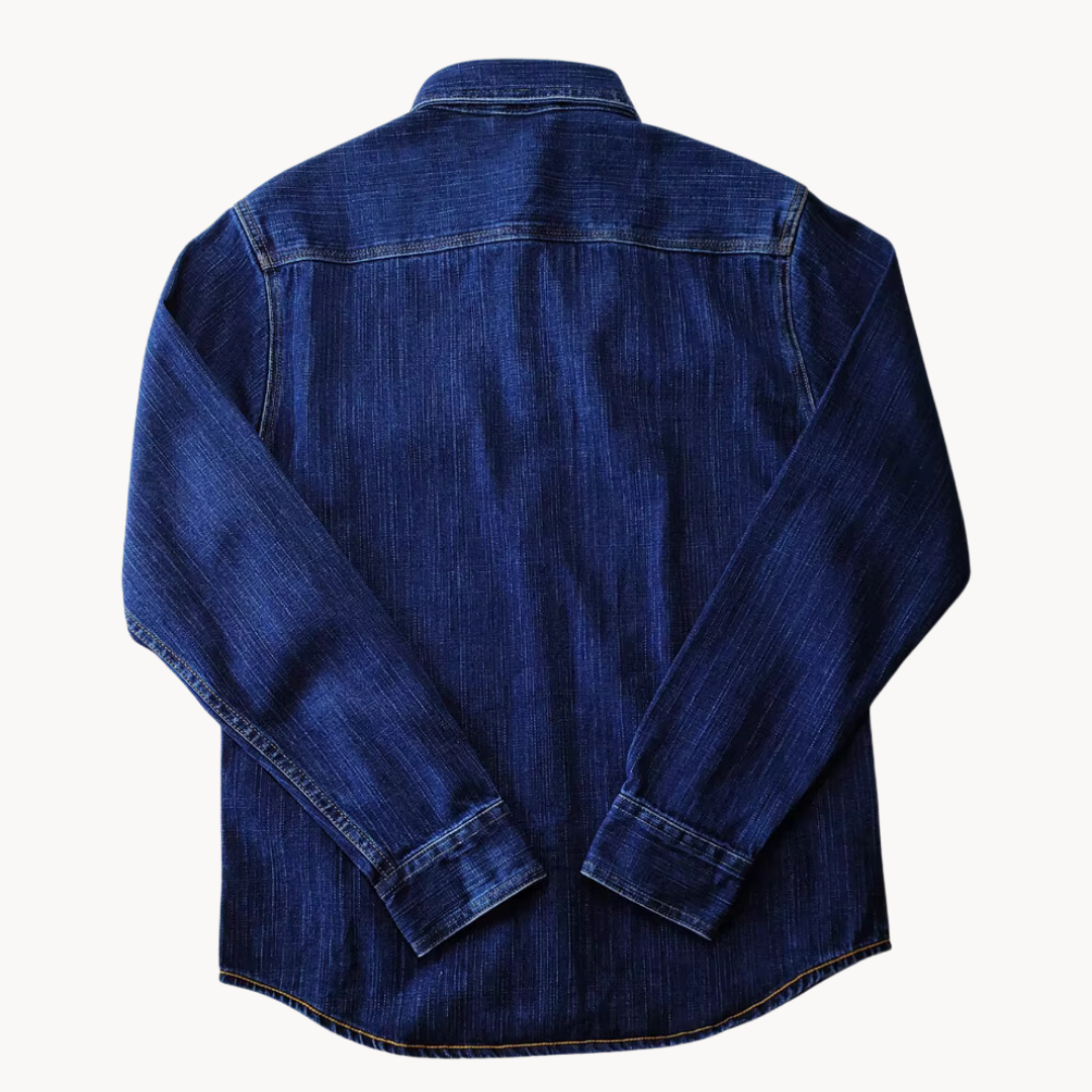 Broderick - Zeitgenössischer Stil Denim-Shirt