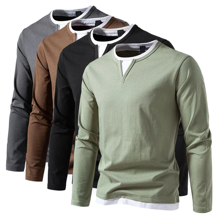 Caleb -Modern Langarm Shirt