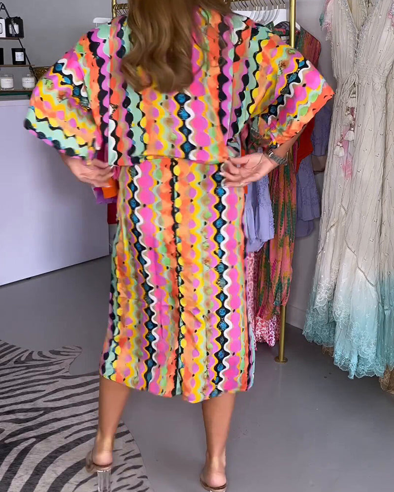 Amaris - V Neck Dress