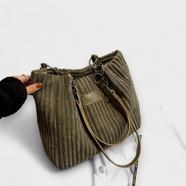Nyxelle - Sanfte Kord-Schultertasche