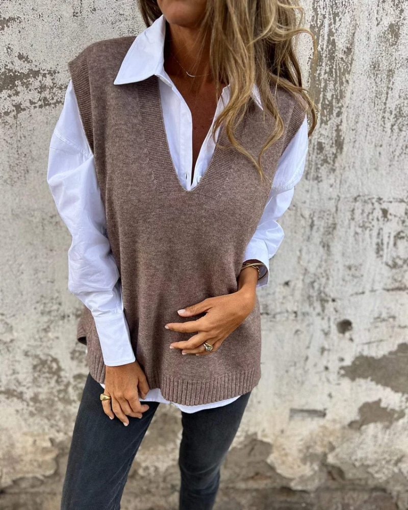 NUSA - Strickpullover-Weste